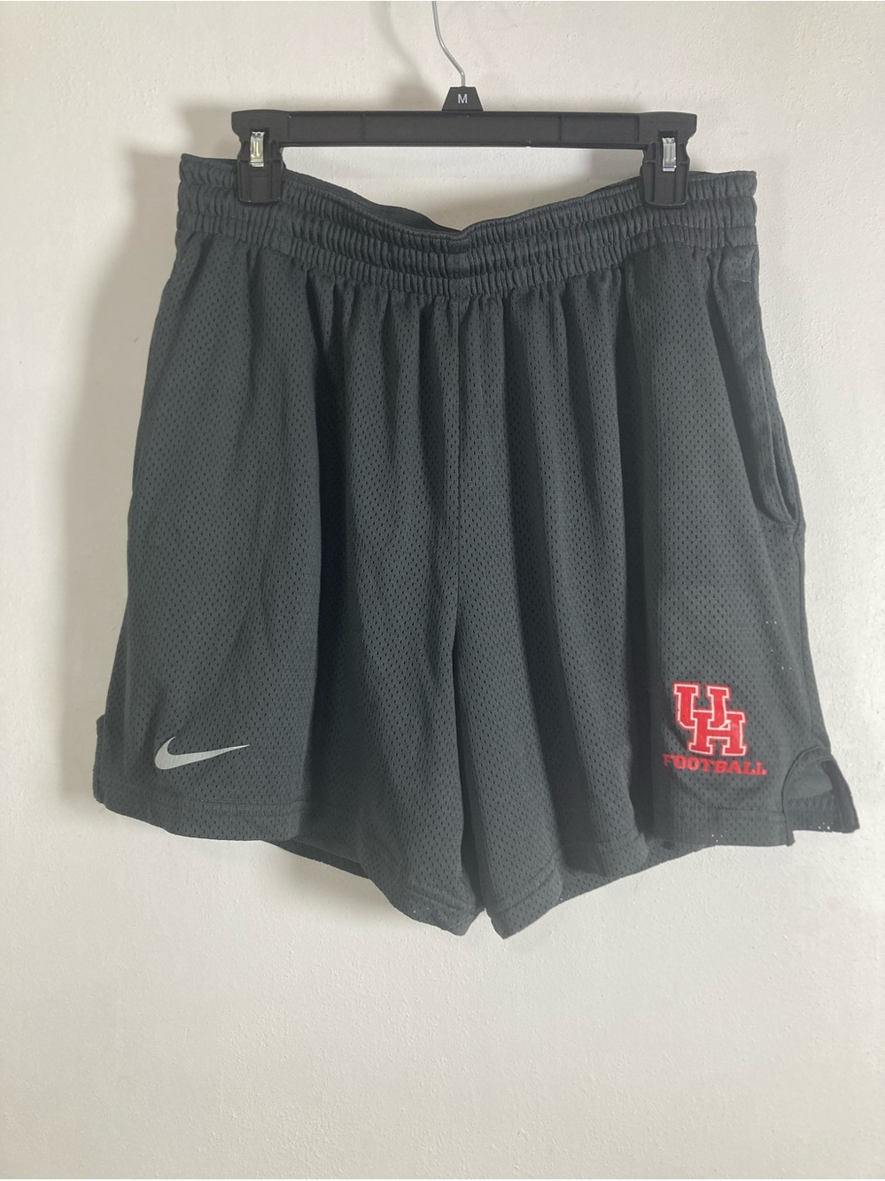 Nike Houston Cougars Football Player Issued Mesh Shorts XXL Nelson Ceaser Team